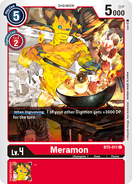 Meramon [BT5-011] [Battle of Omni] | Cracking-Singles