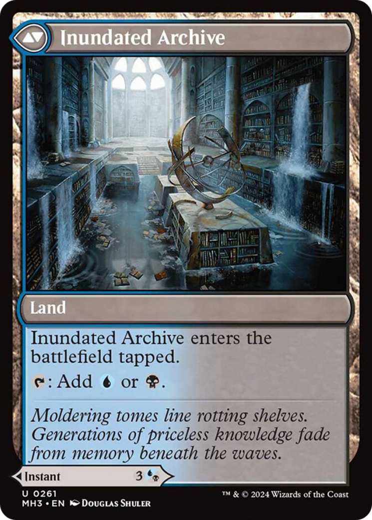 Waterlogged Teachings //Inundated Archive [Modern Horizons 3] | Cracking-Singles