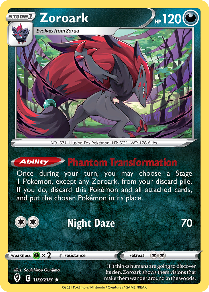 Zoroark (103/203) (Theme Deck Exclusive) [Sword & Shield: Evolving Skies] | Cracking-Singles