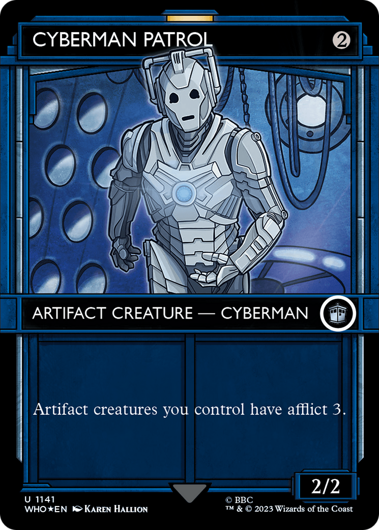 Cyberman Patrol (Showcase) (Surge Foil) [Doctor Who] | Cracking-Singles