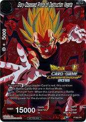 Glory-Obsessed Prince of Destruction Vegeta (P-063) [Tournament Promotion Cards] | Cracking-Singles