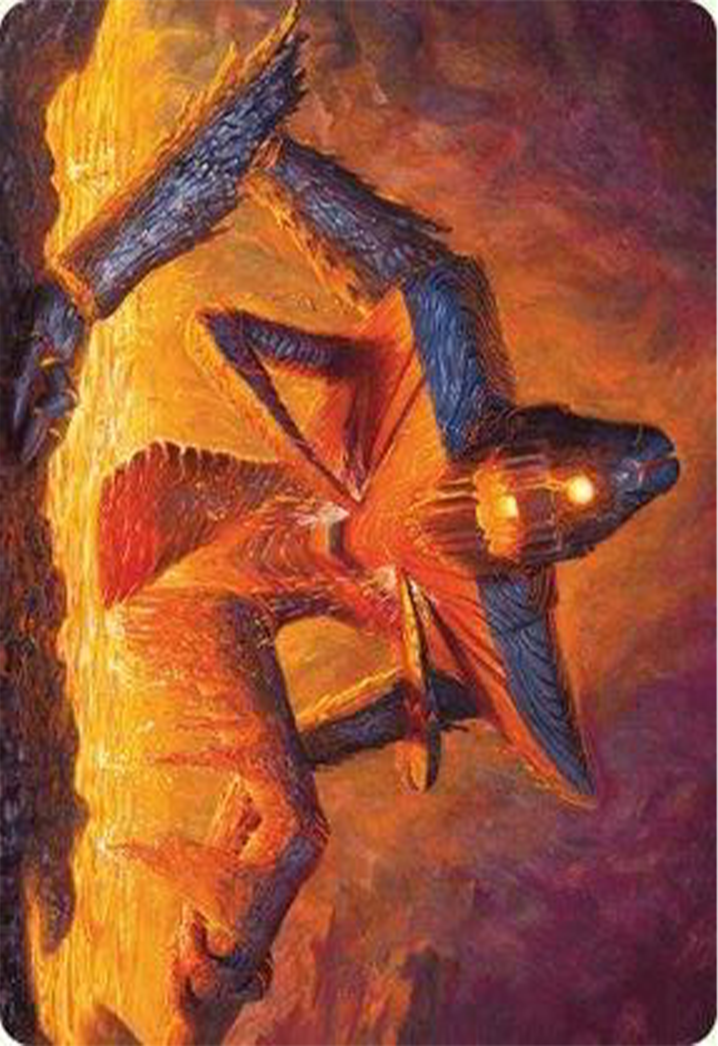 Molten Gatekeeper Art Card [Modern Horizons 3 Art Series] | Cracking-Singles