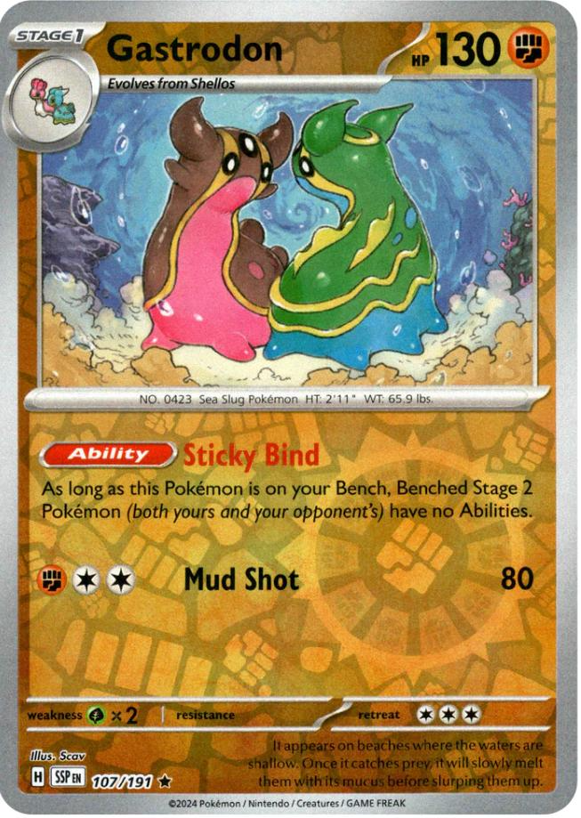 Gastrodon (107/191) [Scarlet & Violet: Surging Sparks] | Cracking-Singles