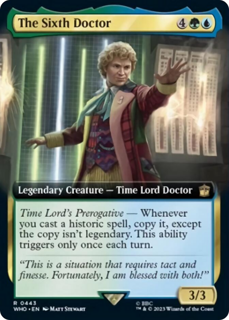 The Sixth Doctor (Extended Art) [Doctor Who] | Cracking-Singles