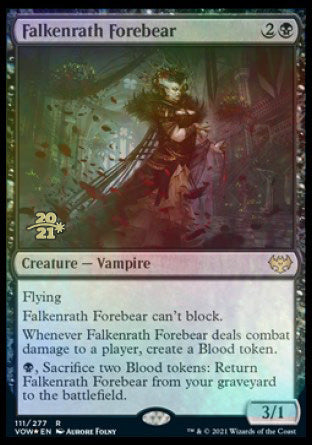 Falkenrath Forebear [Innistrad: Crimson Vow Prerelease Promos] | Cracking-Singles