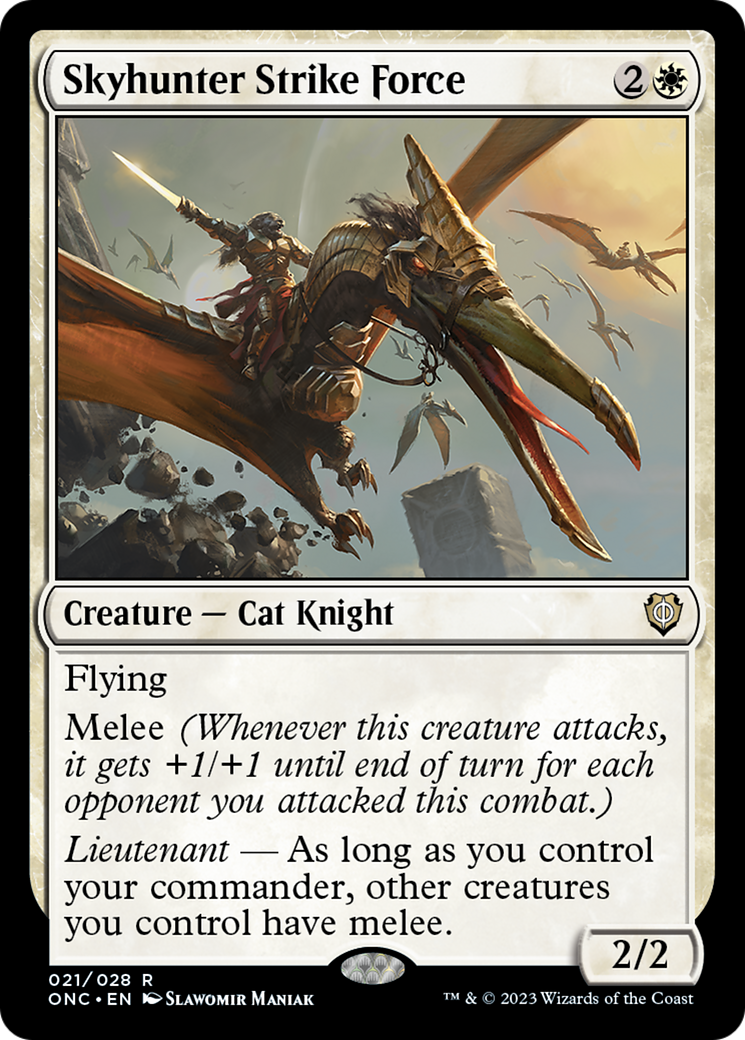 Skyhunter Strike Force [Phyrexia: All Will Be One Commander] | Cracking-Singles