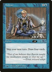 Meditate (Oversized) [Oversize Cards] | Cracking-Singles