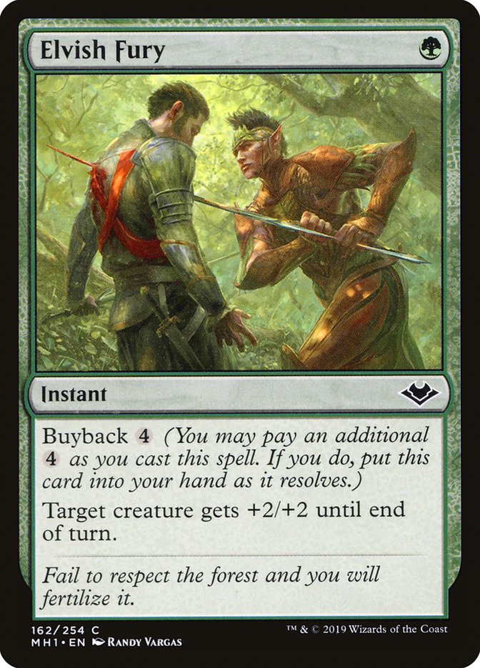 Elvish Fury [Modern Horizons] | Cracking-Singles