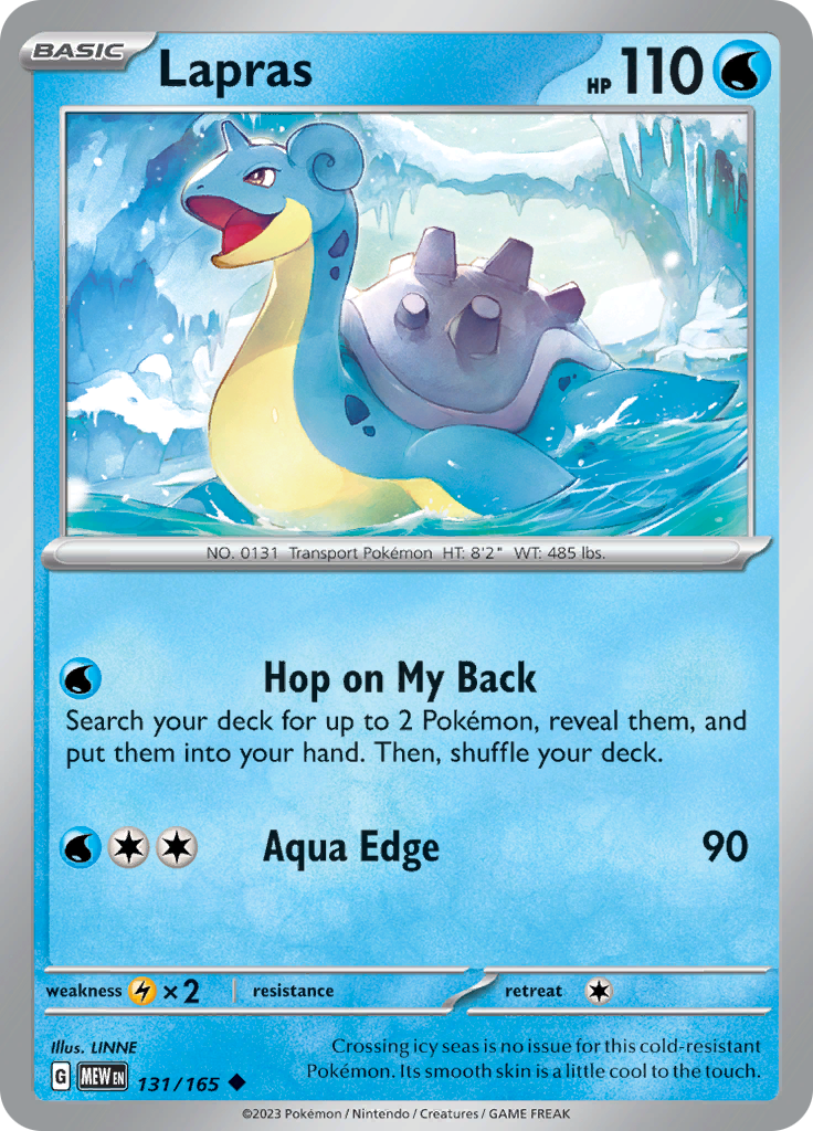 Lapras (131/165) [Scarlet & Violet 151] | Cracking-Singles