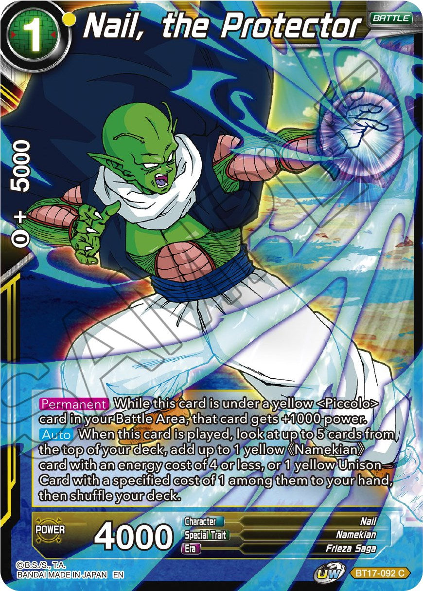 Nail, the Protector (BT17-092) [Ultimate Squad] | Cracking-Singles