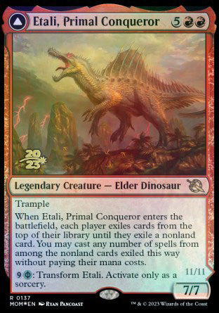 Etali, Primal Conqueror // Etali, Primal Sickness [March of the Machine Prerelease Promos] | Cracking-Singles