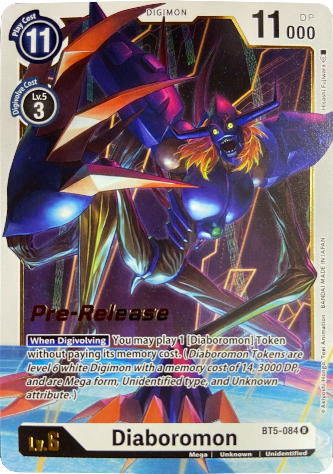 Diaboromon [BT5-084] [Battle of Omni Pre-Release Promos] | Cracking-Singles