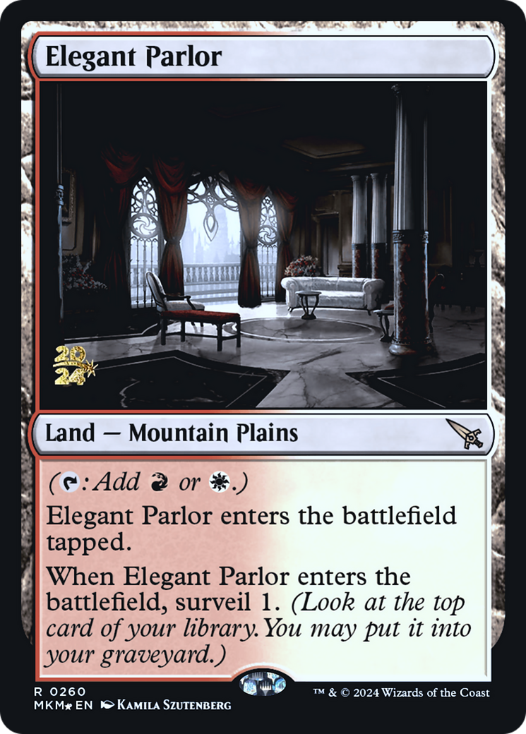 Elegant Parlor [Murders at Karlov Manor Prerelease Promos] | Cracking-Singles