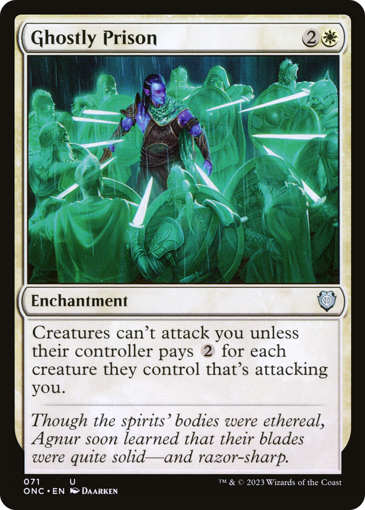 Ghostly Prison [Phyrexia: All Will Be One Commander] | Cracking-Singles