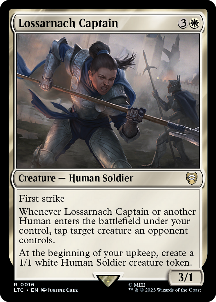 Lossarnach Captain [The Lord of the Rings: Tales of Middle-Earth Commander] | Cracking-Singles