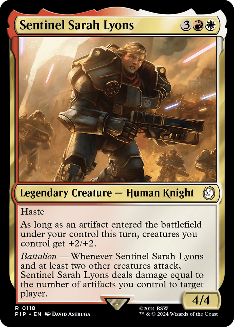 Sentinel Sarah Lyons [Fallout] | Cracking-Singles