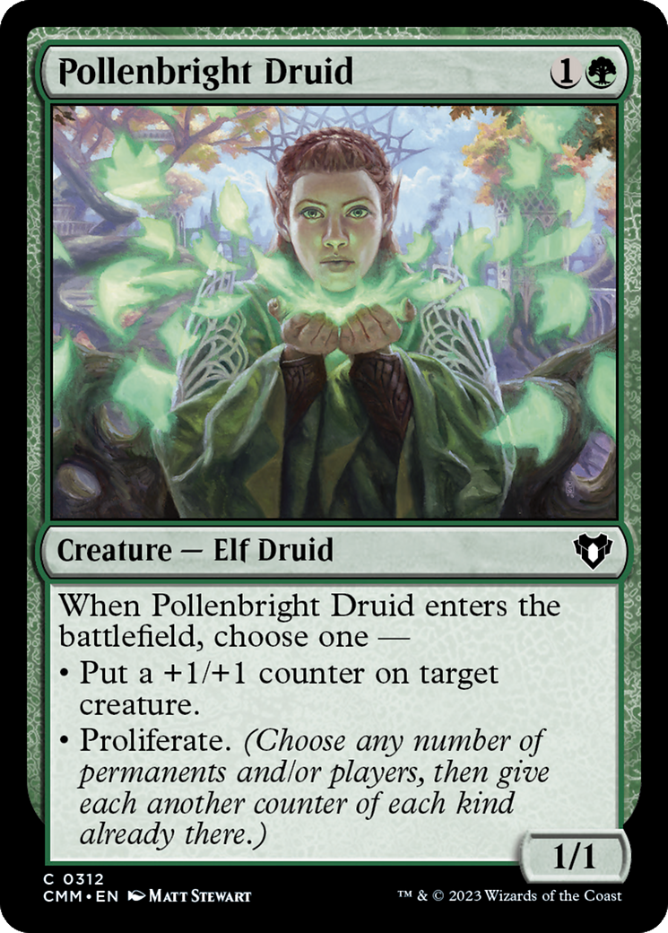 Pollenbright Druid [Commander Masters] | Cracking-Singles