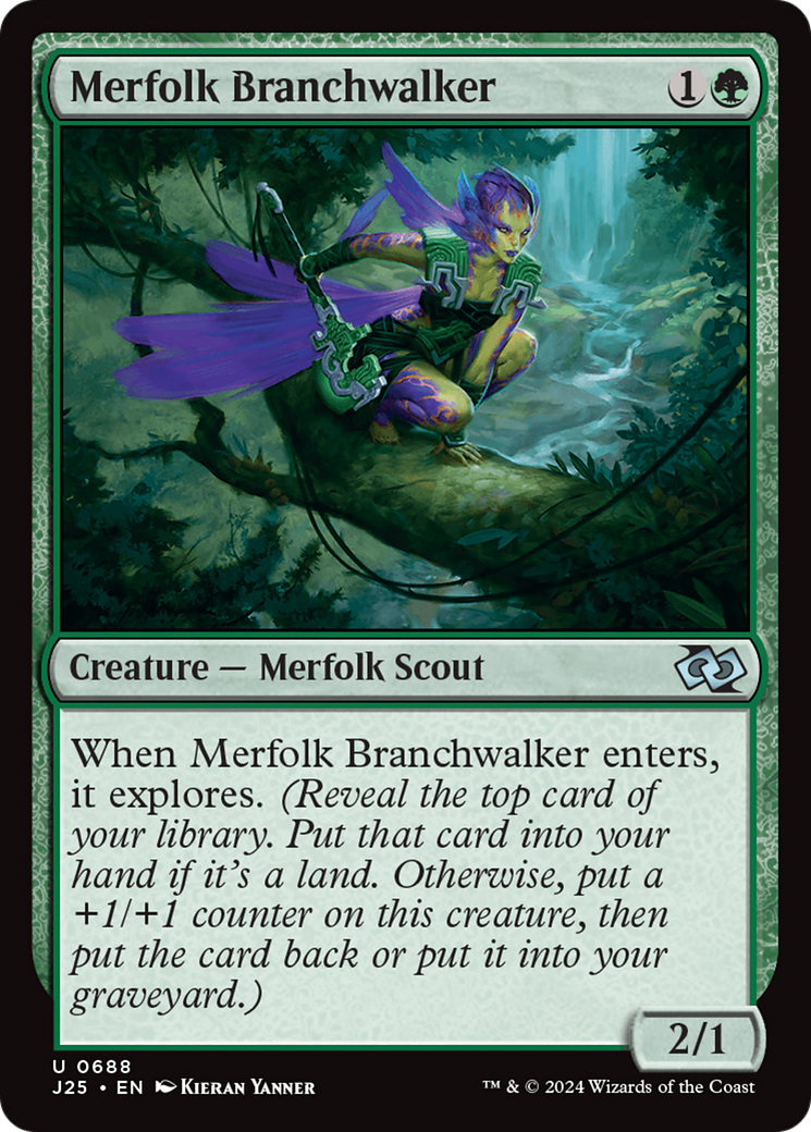 Merfolk Branchwalker [Foundations Jumpstart] | Cracking-Singles