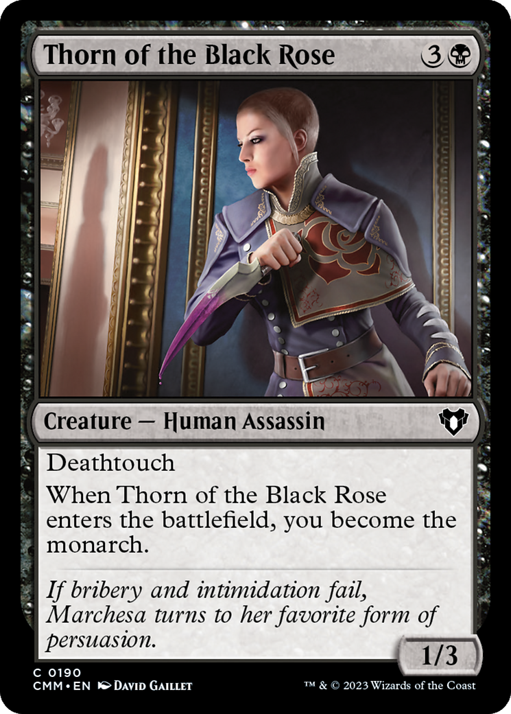 Thorn of the Black Rose [Commander Masters] | Cracking-Singles