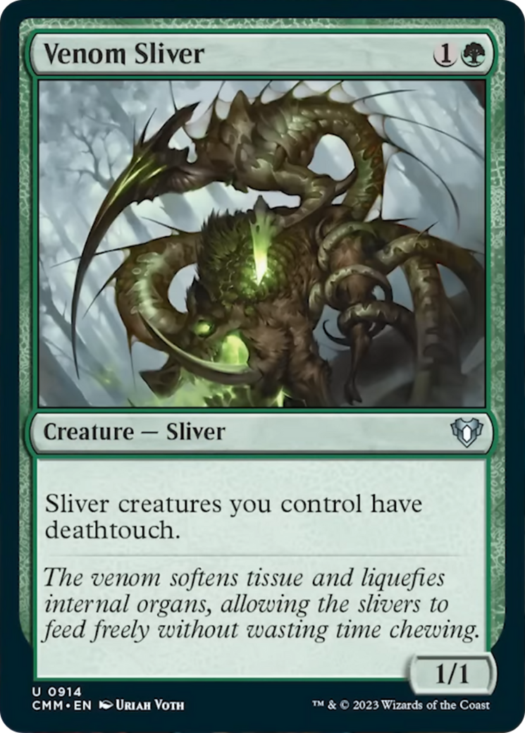 Venom Sliver [Commander Masters] | Cracking-Singles