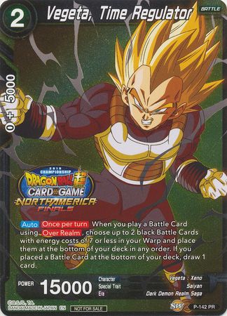 Vegeta, Time Regulator (Championship Final 2019) (Finalist) (P-142) [Tournament Promotion Cards] | Cracking-Singles