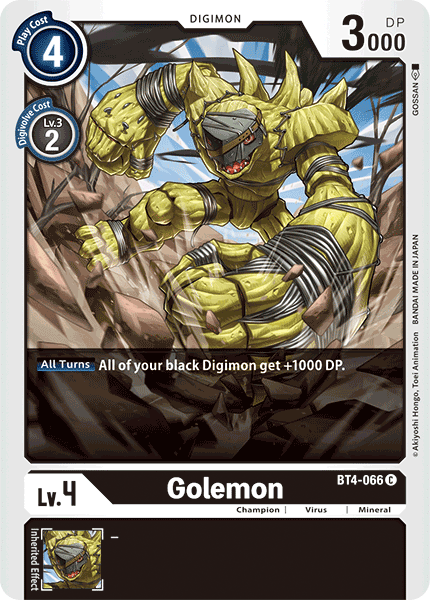 Golemon [BT4-066] [Great Legend] | Cracking-Singles