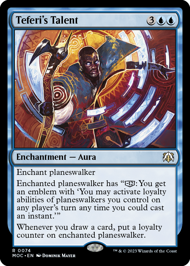 Teferi's Talent [March of the Machine Commander] | Cracking-Singles