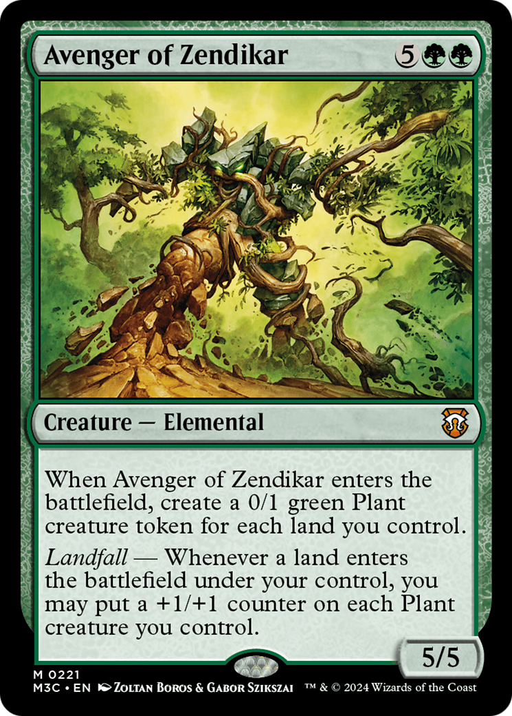 Avenger of Zendikar (Ripple Foil) [Modern Horizons 3 Commander] | Cracking-Singles