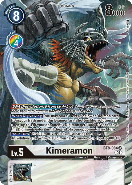 Kimeramon [BT8-084] (Alternate Art) [New Awakening] | Cracking-Singles