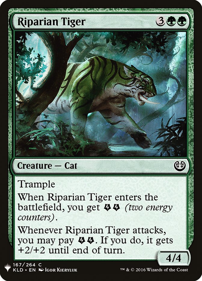 Riparian Tiger [Mystery Booster] | Cracking-Singles