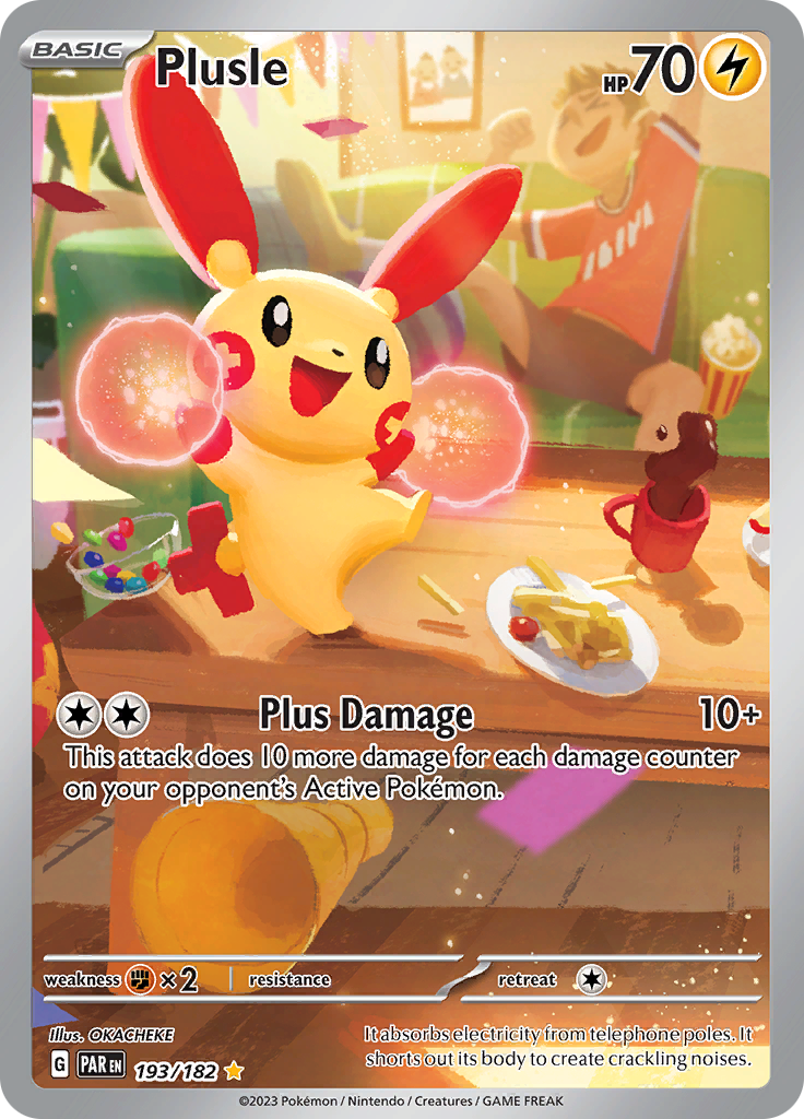 Plusle (193/182) [Scarlet & Violet: Paradox Rift] | Cracking-Singles