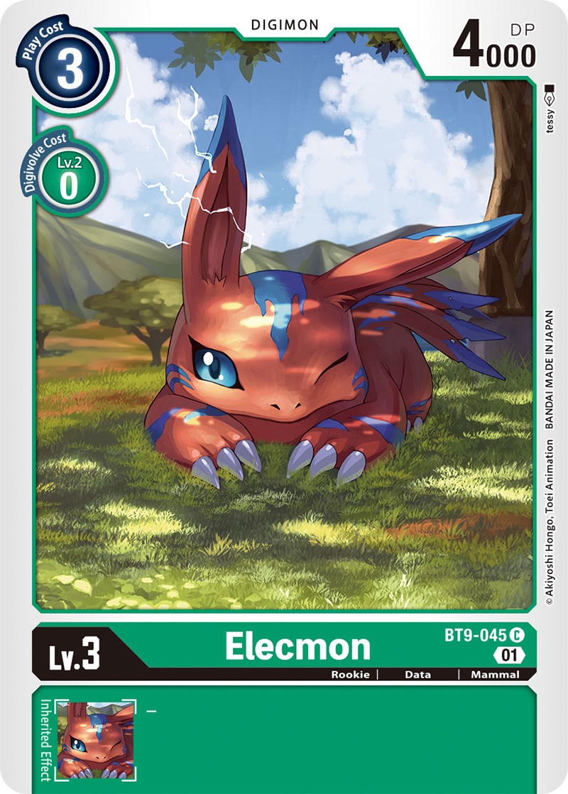 Elecmon [BT9-045] [X Record] | Cracking-Singles