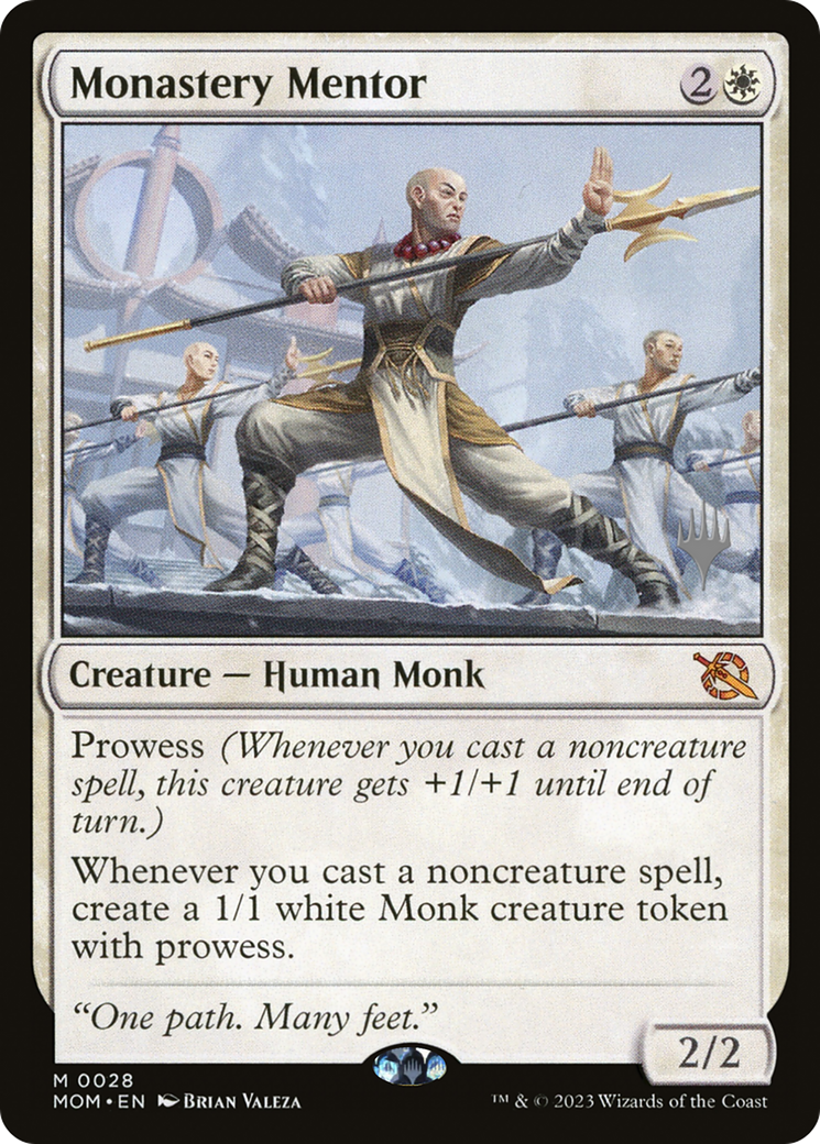 Monastery Mentor (Promo Pack) [March of the Machine Promos] | Cracking-Singles