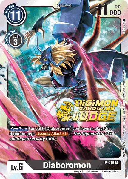 Diaboromon [P-016] (Judge Pack 1) [Promotional Cards] | Cracking-Singles