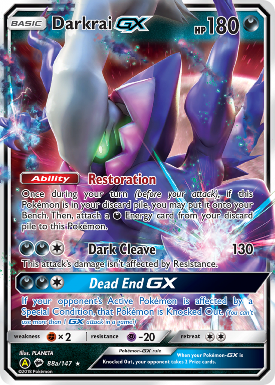 Darkrai GX (88a/147) [Alternate Art Promos] | Cracking-Singles