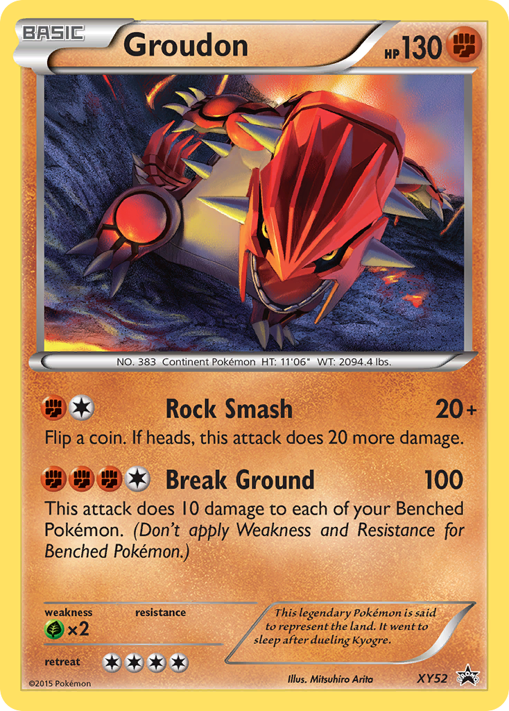 Groudon (XY52) [XY: Black Star Promos] | Cracking-Singles