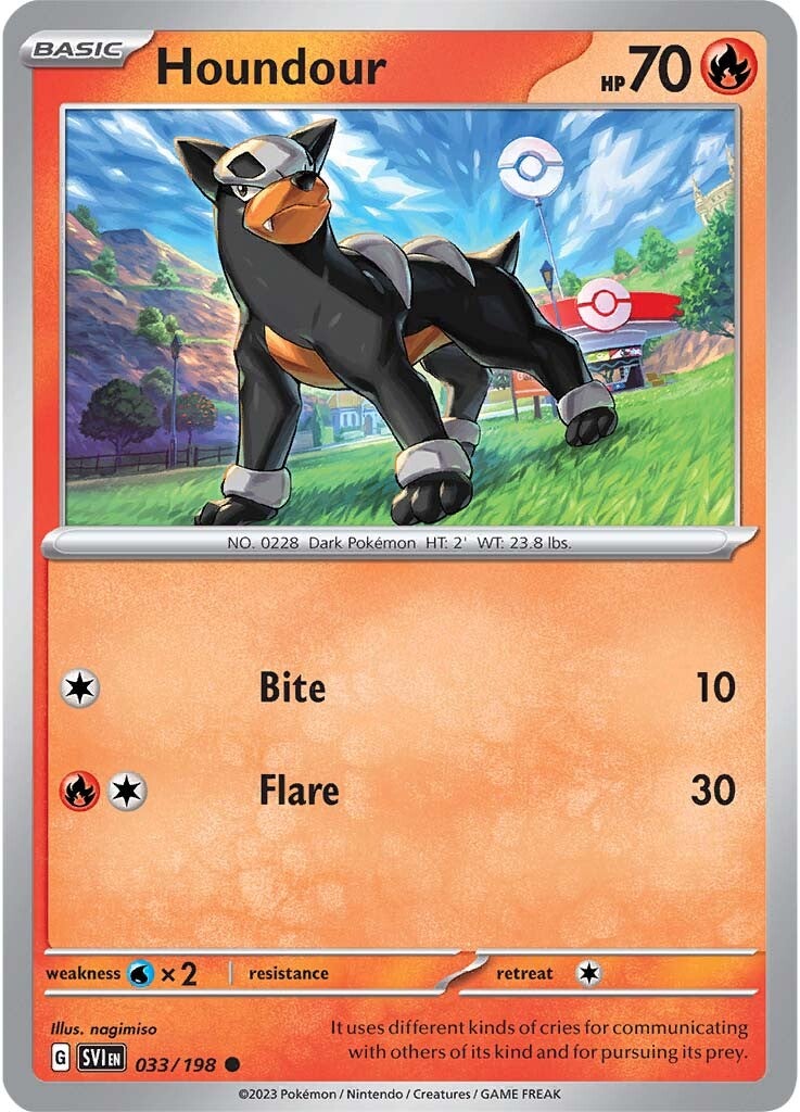 Houndour (033/198) [Scarlet & Violet: Base Set] | Cracking-Singles