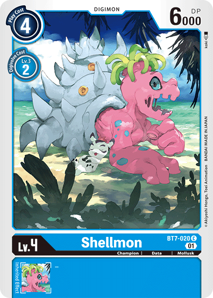 Shellmon [BT7-020] [Next Adventure] | Cracking-Singles