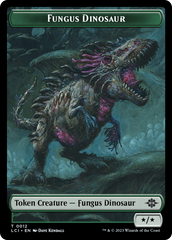 Fungus Dinosaur // Vampire Demon Double-Sided Token [The Lost Caverns of Ixalan Tokens] | Cracking-Singles