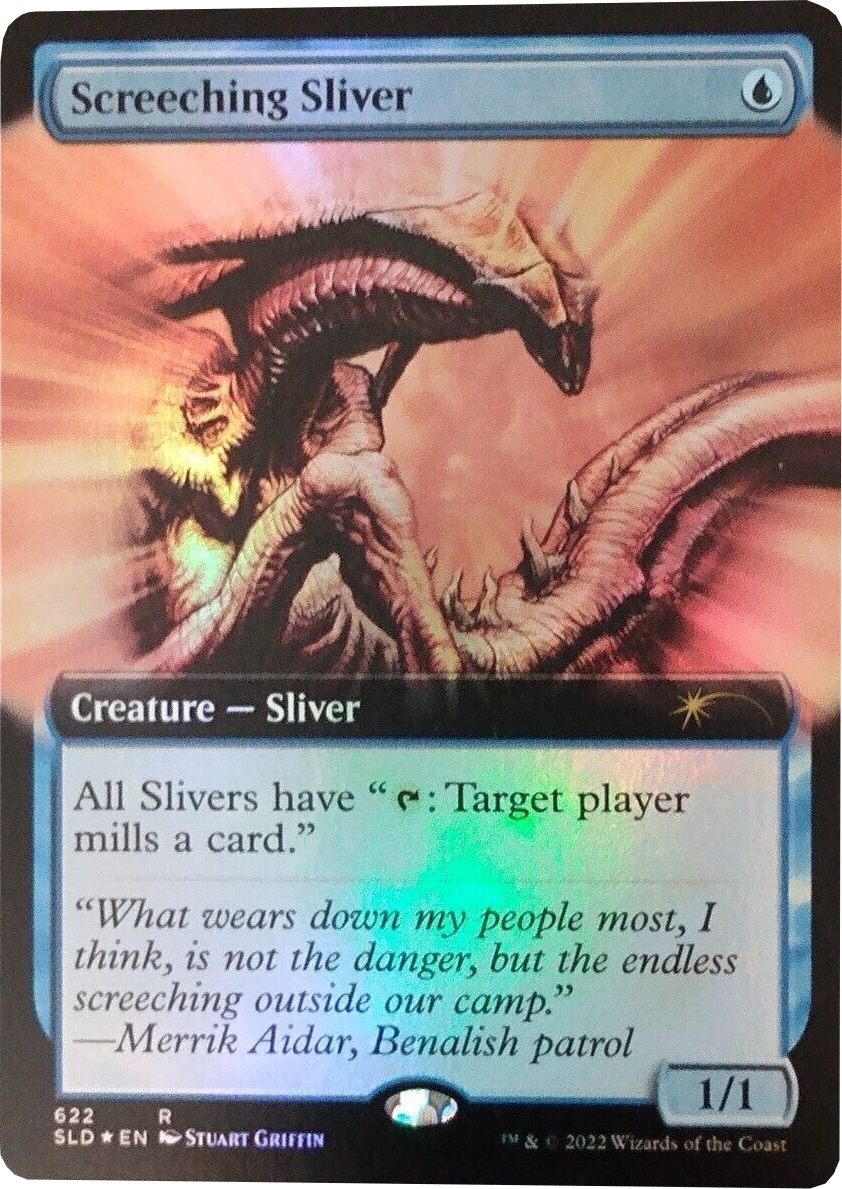 Screeching Sliver (Extended Art) [Secret Lair Drop Promos] | Cracking-Singles