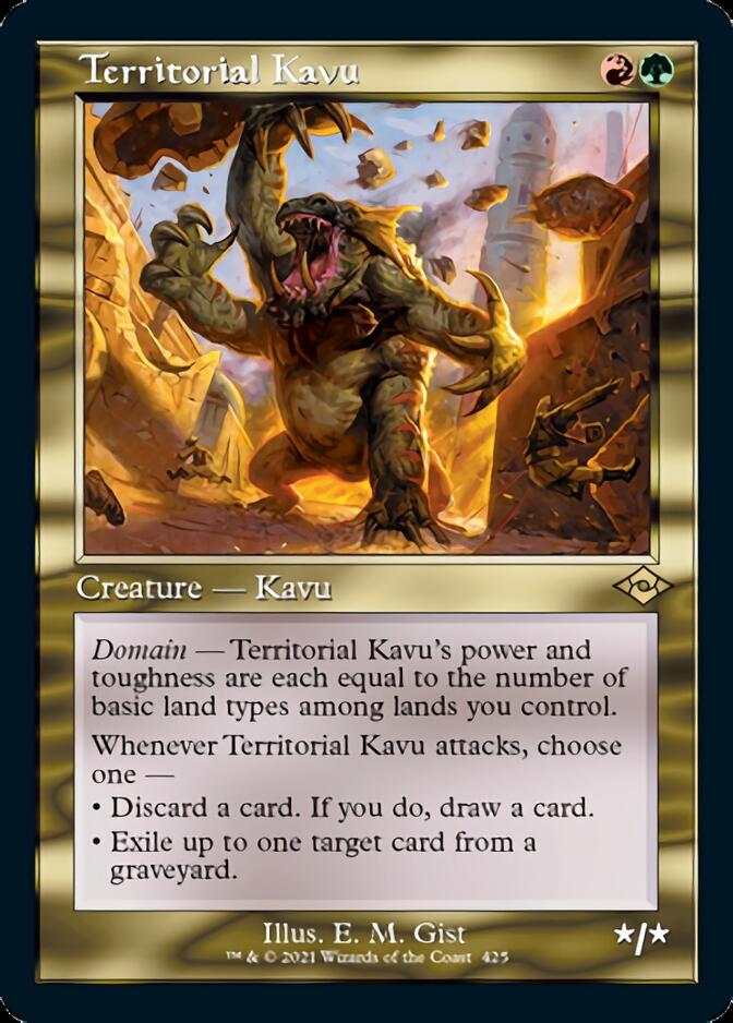 Territorial Kavu (Retro Foil Etched) [Modern Horizons 2] | Cracking-Singles