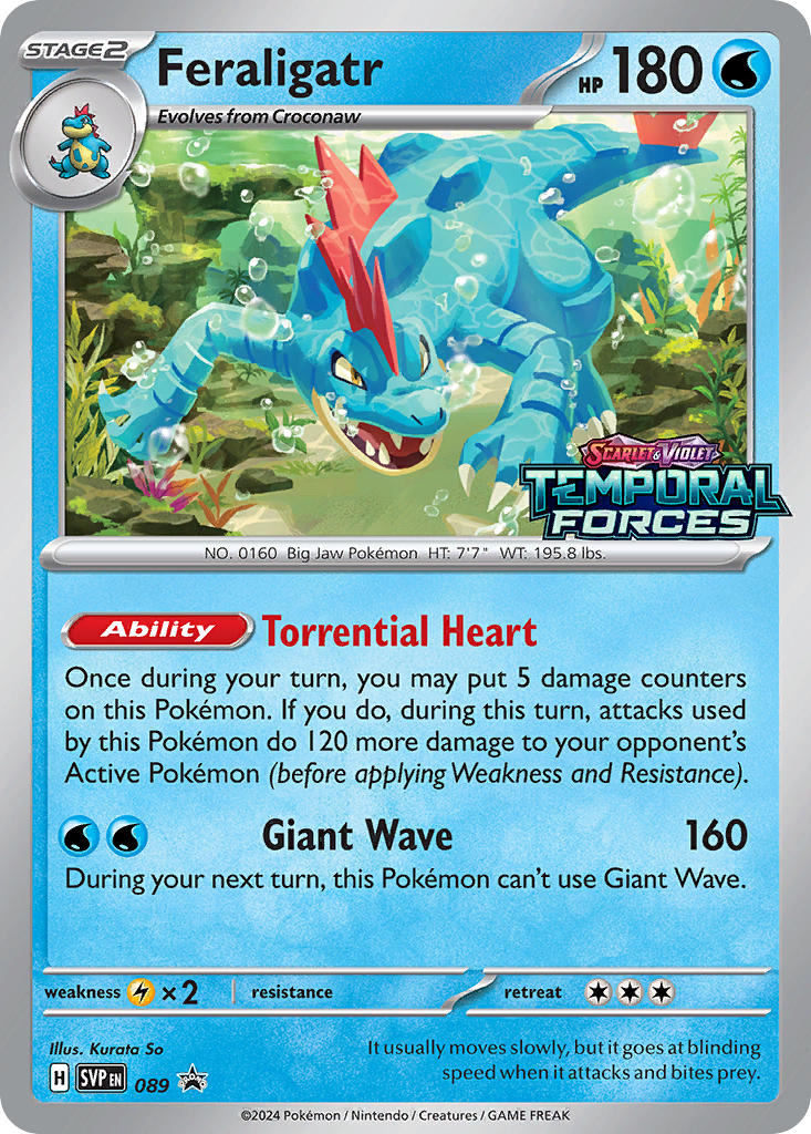 Feraligatr (089) [Scarlet & Violet: Black Star Promos] | Cracking-Singles