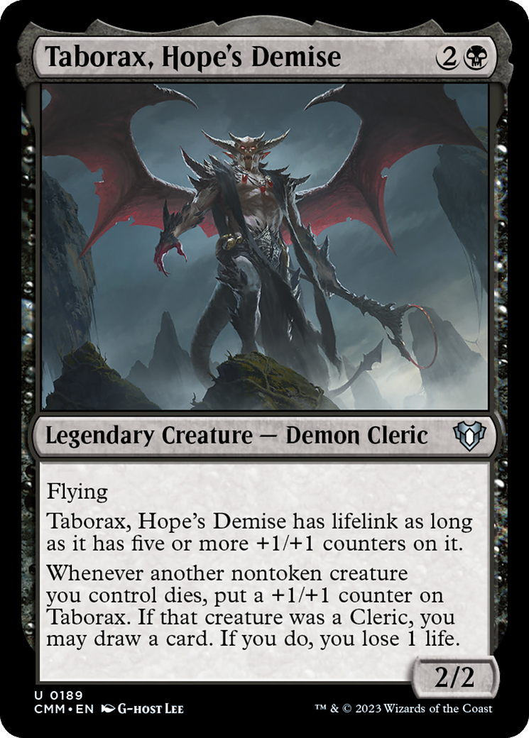 Taborax, Hope's Demise [Commander Masters] | Cracking-Singles