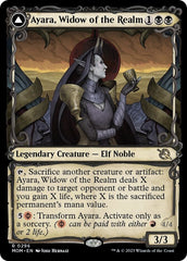 Ayara, Widow of the Realm // Ayara, Furnace Queen (Showcase Planar Booster Fun) [March of the Machine] | Cracking-Singles