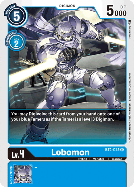 Lobomon [BT4-025] [Great Legend] | Cracking-Singles