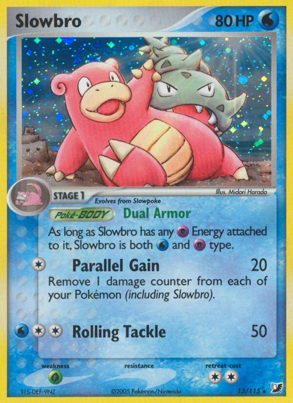 Slowbro (13/115) [EX: Unseen Forces] | Cracking-Singles