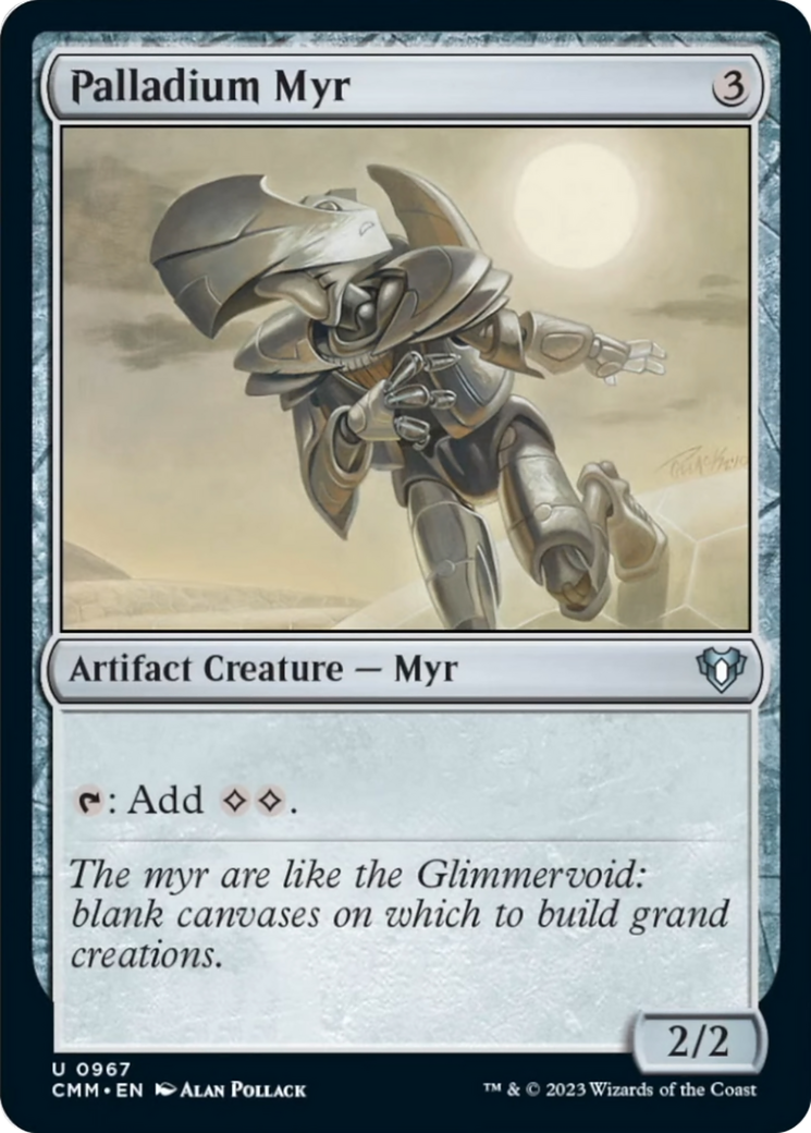 Palladium Myr [Commander Masters] | Cracking-Singles