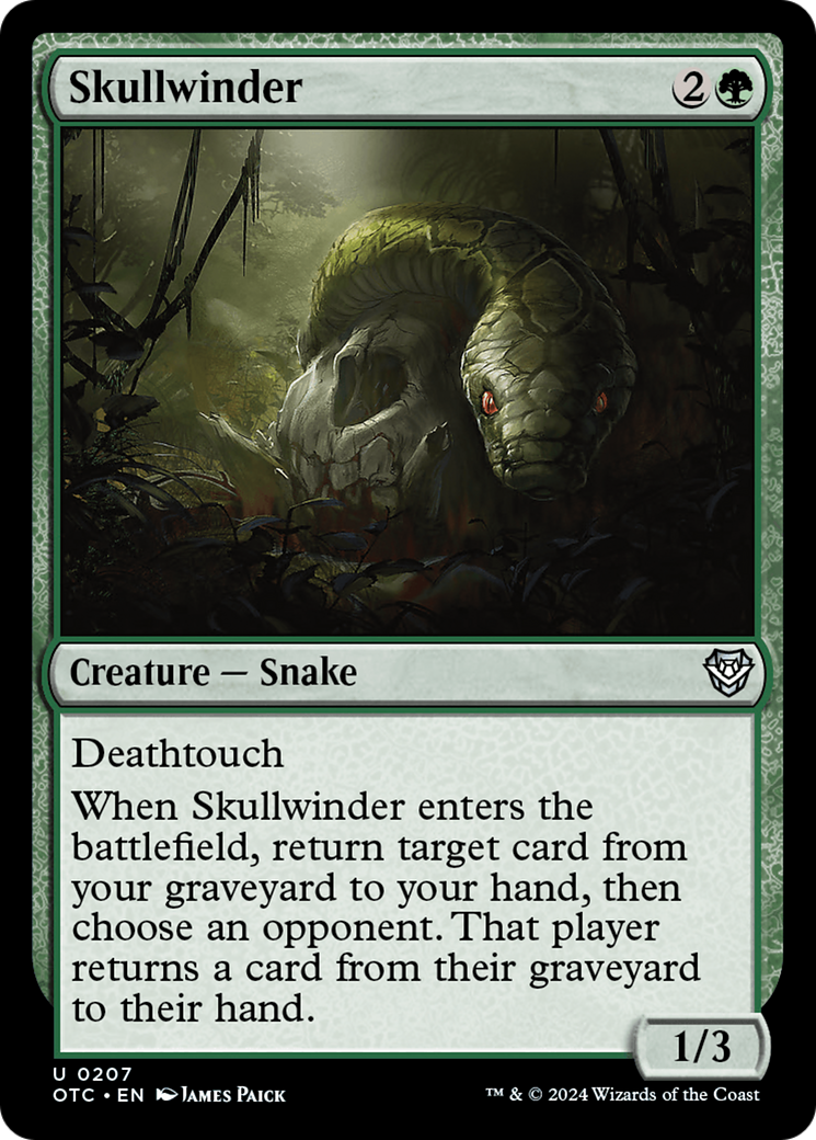 Skullwinder [Outlaws of Thunder Junction Commander] | Cracking-Singles