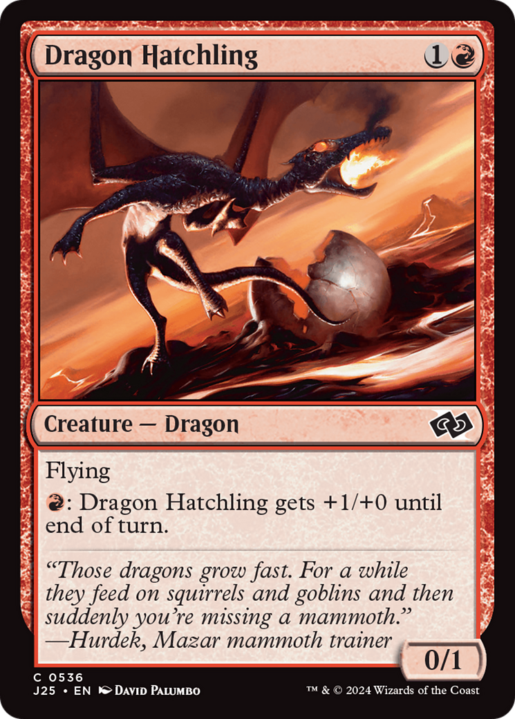 Dragon Hatchling [Foundations Jumpstart] | Cracking-Singles