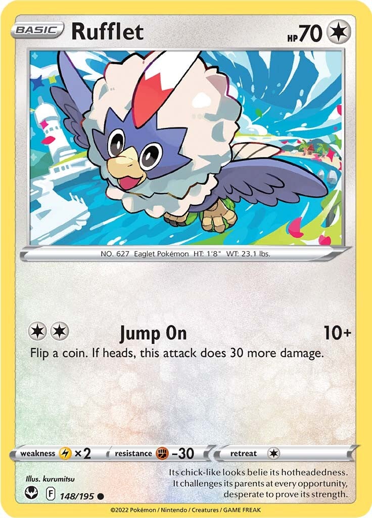 Rufflet (148/195) [Sword & Shield: Silver Tempest] | Cracking-Singles